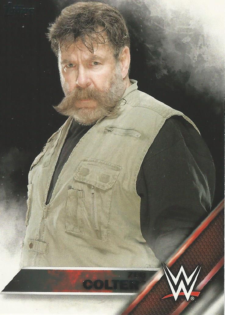 WWE Topps 2016 Trading Cards Zeb Colter No.49