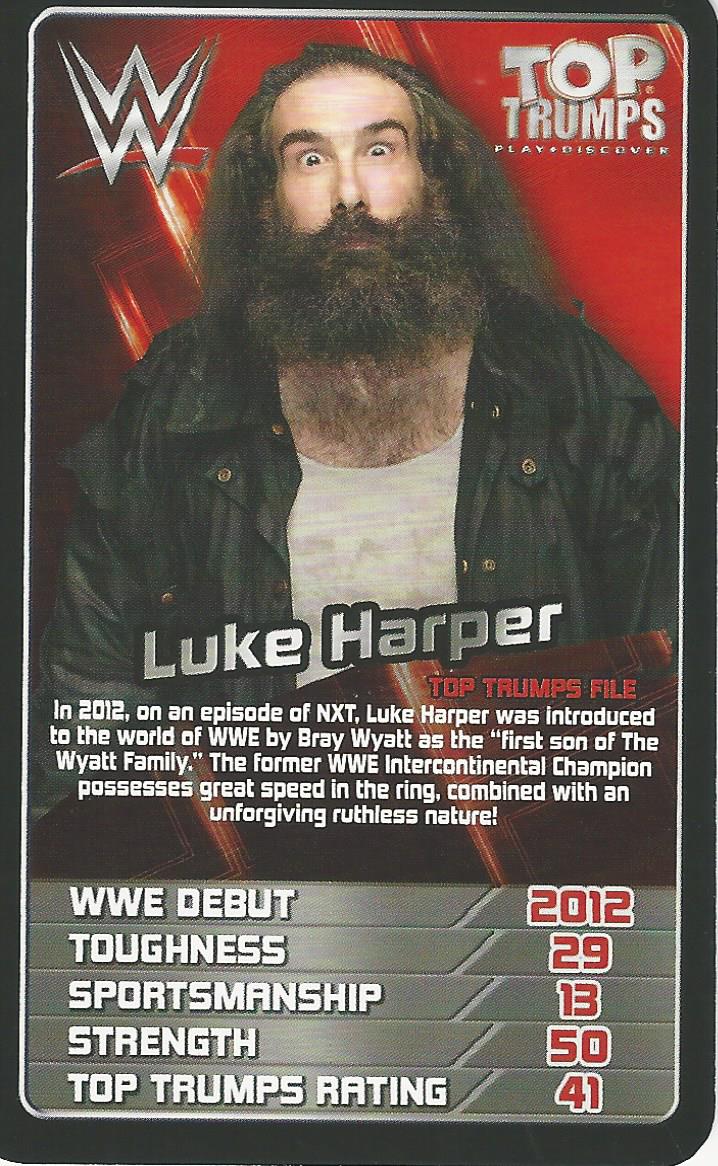 WWE Top Trumps 2018 Luke Harper