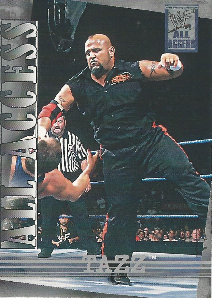 WWF Fleer All Access Trading Cards 2002 Tazz No.49