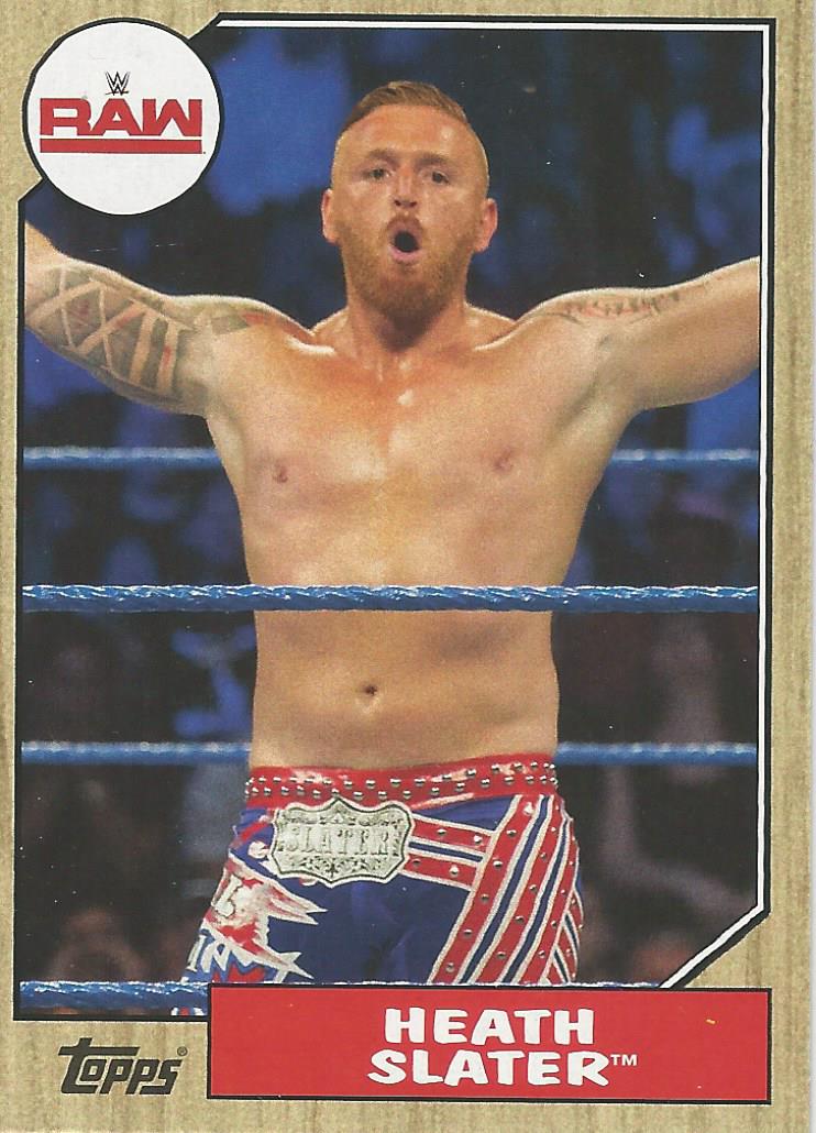 WWE Topps Heritage 2017 Trading Card Heath Slater No.49