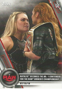 WWE Topps Women Division 2020 Trading Cards Natalya No.49