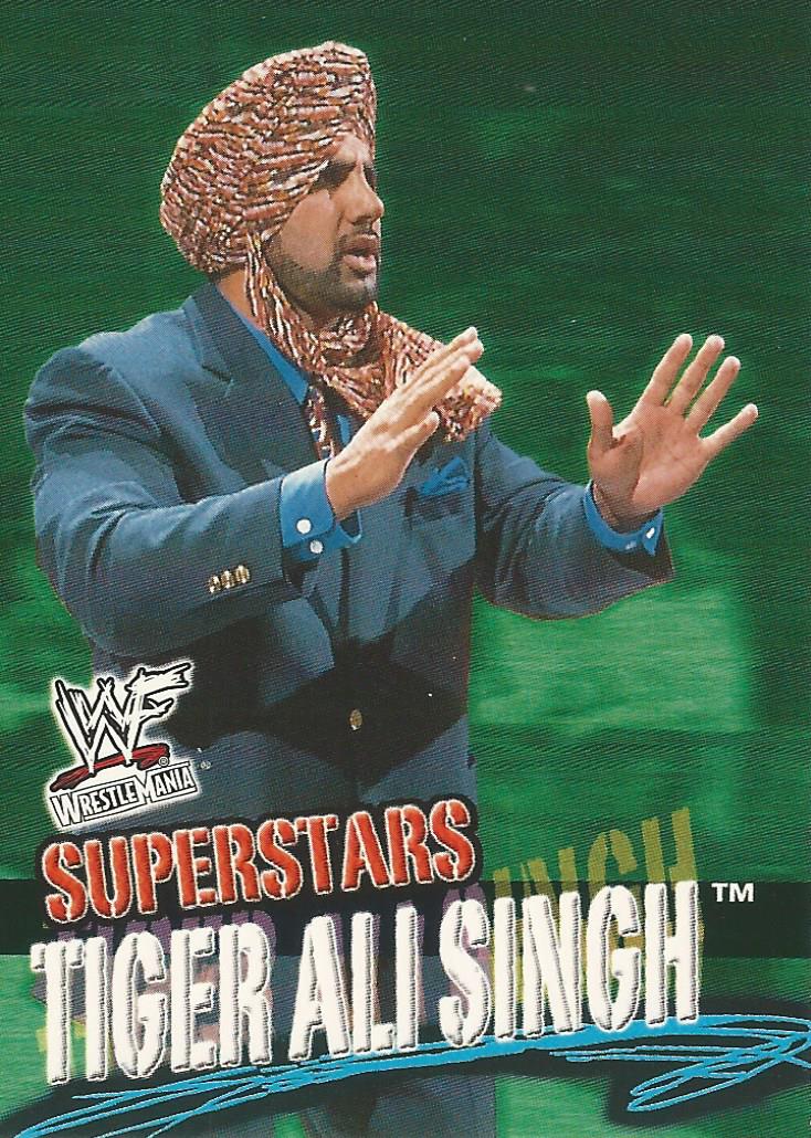 WWF Fleer Wrestlemania 2001 Trading Cards Tiger Ali Singh No.49