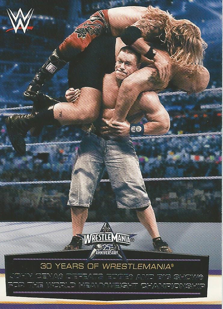 WWE Topps Road to Wrestlemania 2014 Trading Cards John Cena 49 of 60