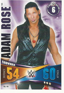 WWE Topps Slam Attax Rivals 2014 Trading Card Adam Rose No.49