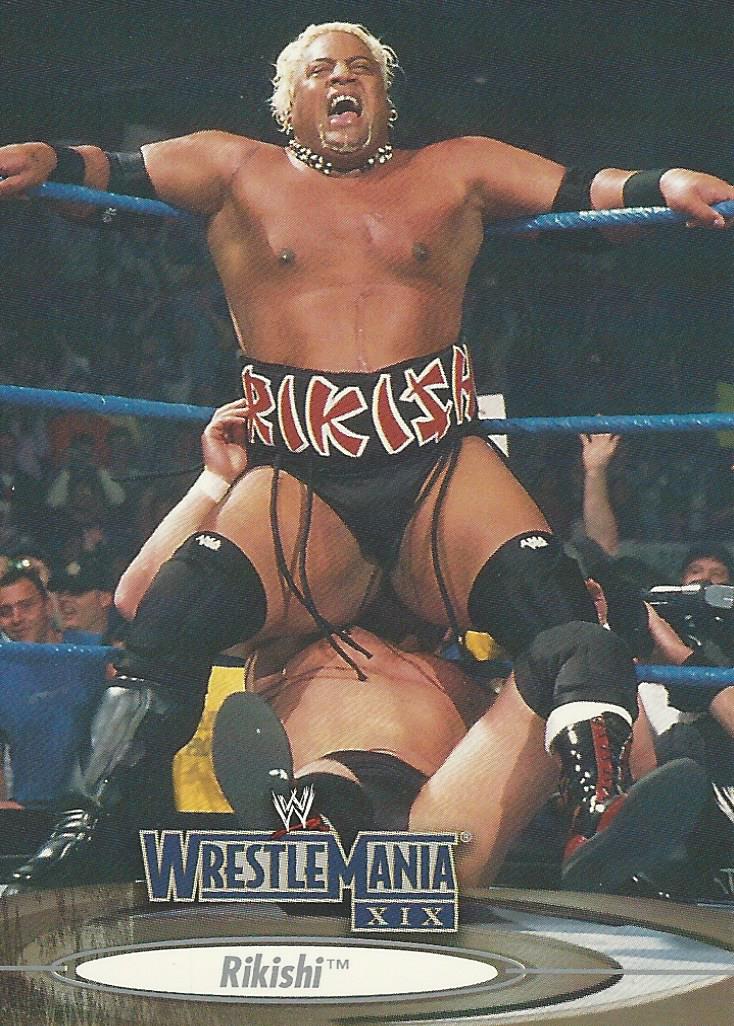 WWE Fleer Wrestlemania XIX Trading Cards 2003 Rikishi No.49
