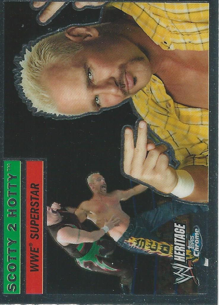 WWE Topps Chrome Heritage Trading Card 2006 Scotty 2 Hotty No.49