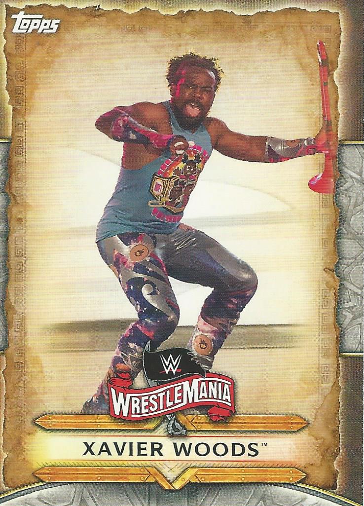 WWE Topps Road to Wrestlemania 2020 Trading Cards Xavier Woods WM-49