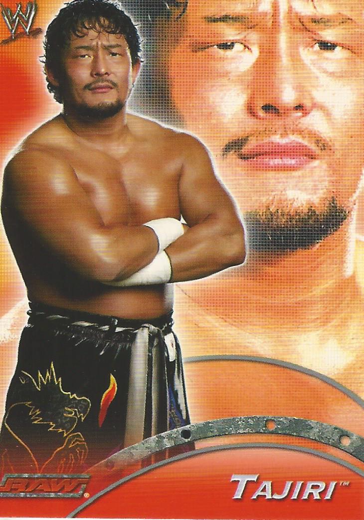 WWE Topps Apocalypse 2004 Trading Card Tajiri R4