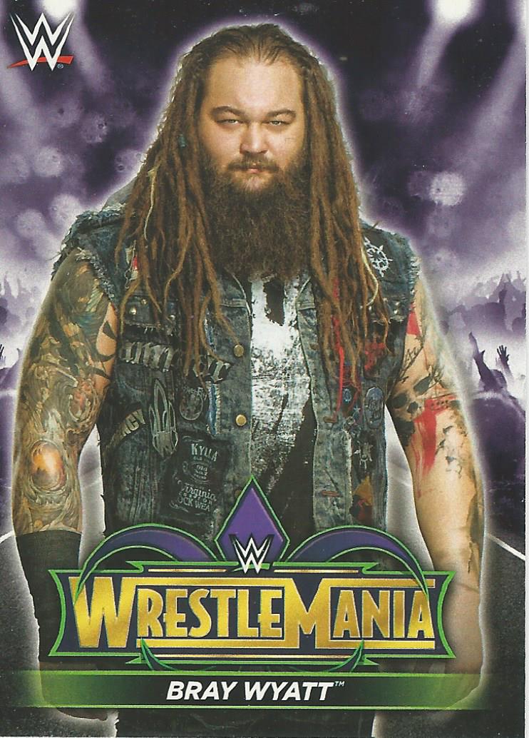WWE Topps Road to Wrestlemania 2018 Trading Cards Bray Wyatt R4