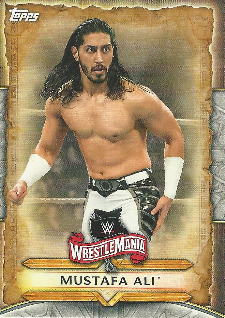 WWE Topps Road to Wrestlemania 2020 Trading Cards Mustafa Ali WM-4