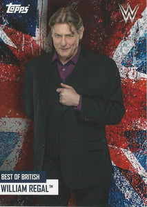 WWE Topps Best of British 2021 Trading Card William Regal