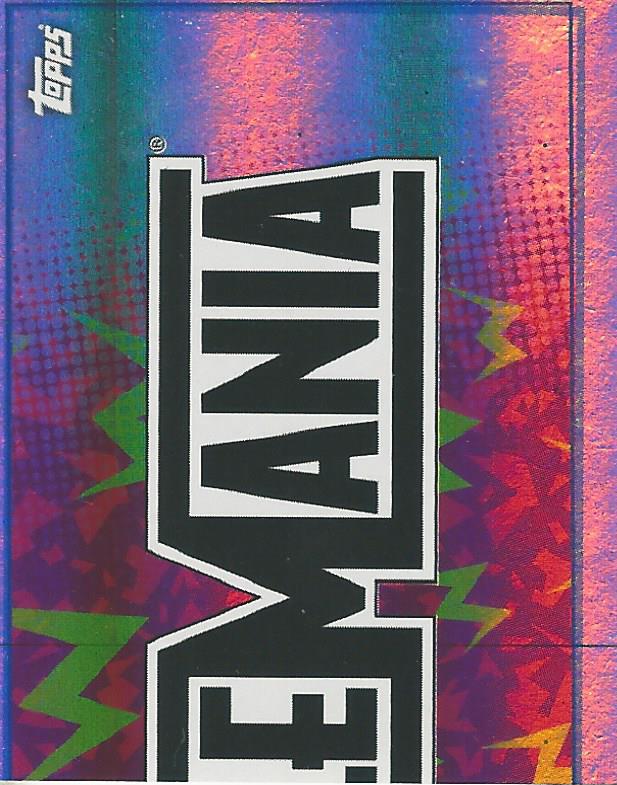 WWE Topps Road to Wrestlemania Stickers 2021 Logo No.4