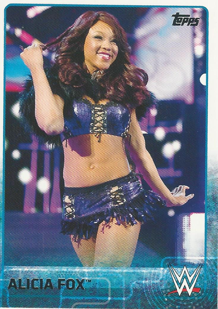 WWE Topps 2015 Trading Card Alicia Fox No.4