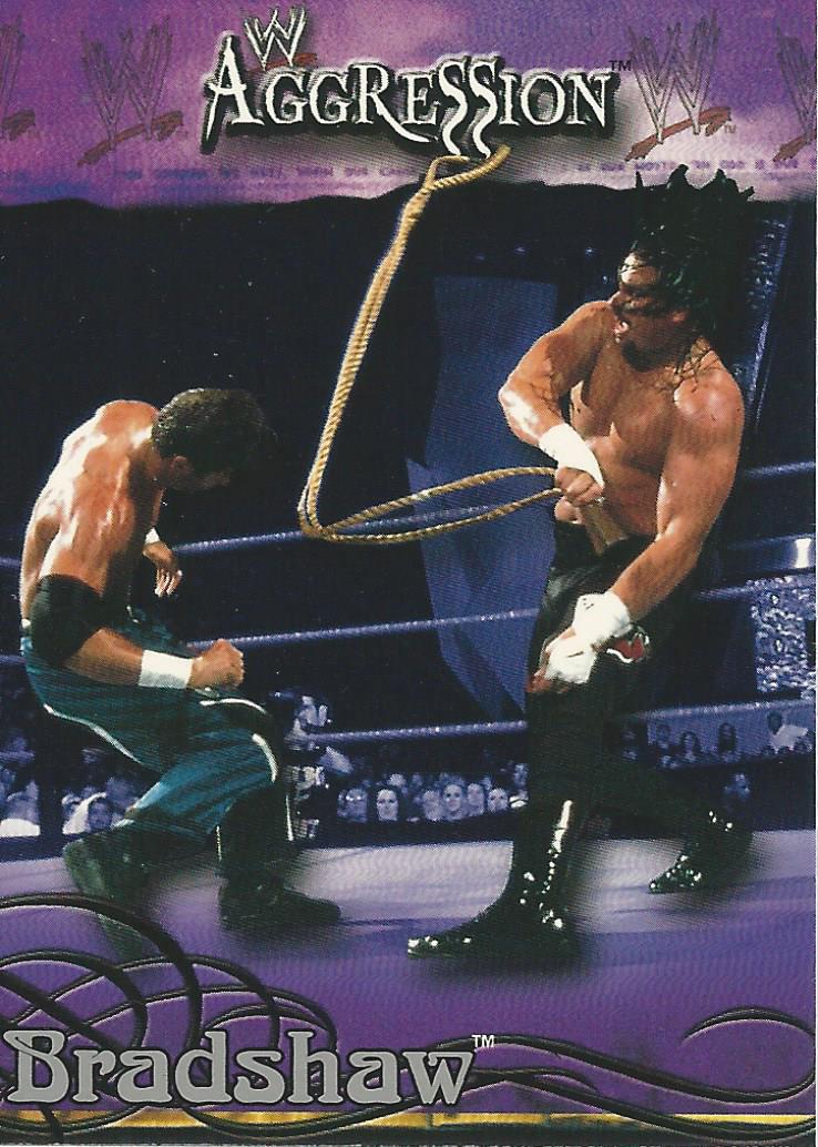 WWE Fleer Aggression Trading Card 2003 Bradshaw No.4