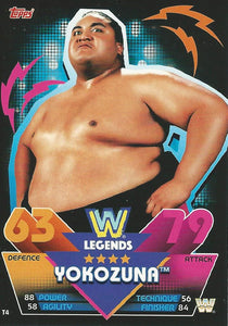 WWE Topps Slam Attax Reloaded 2020 Trading Card Yokozuna T4