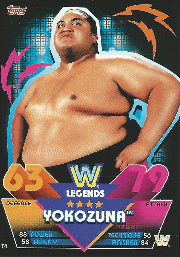 WWE Topps Slam Attax Reloaded 2020 Trading Card Yokozuna T4