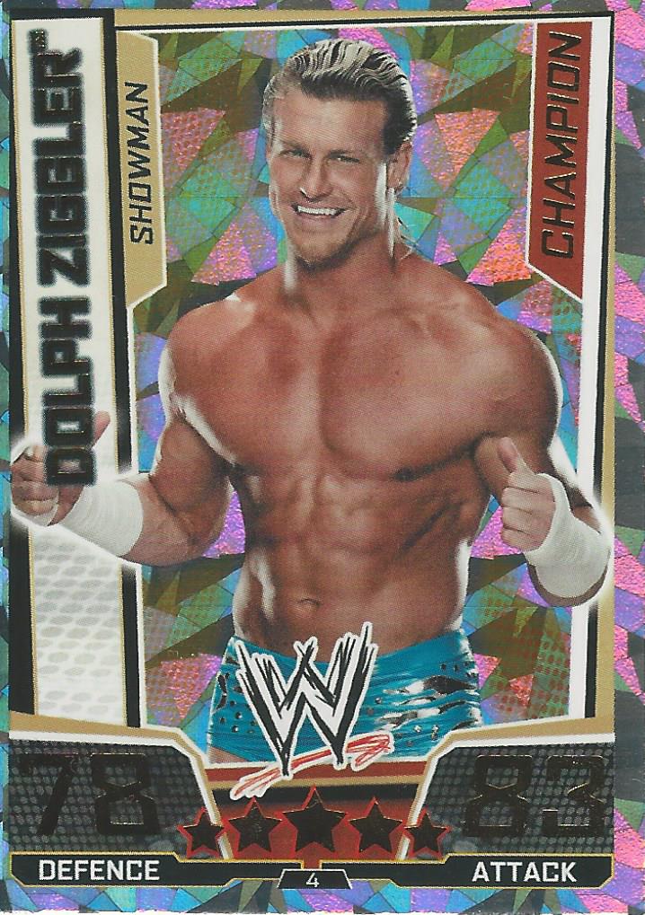 WWE Slam Attax Superstars 2013 Trading Card Champion Dolph Ziggler No.4