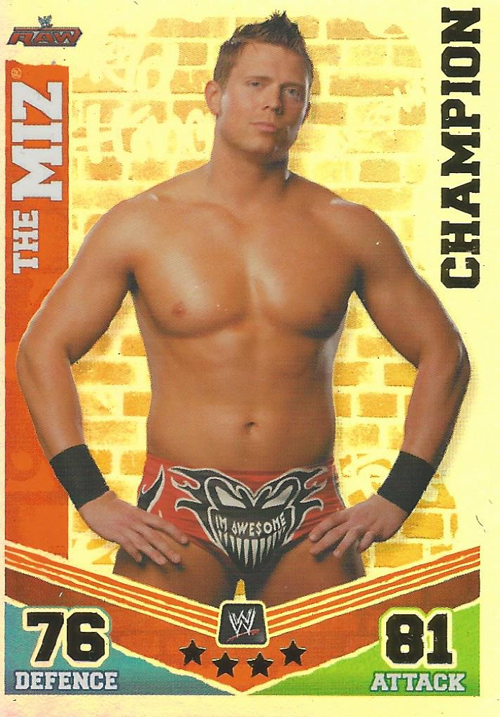 WWE Topps Slam Attax Mayhem 2010 Trading Card The Miz No.4