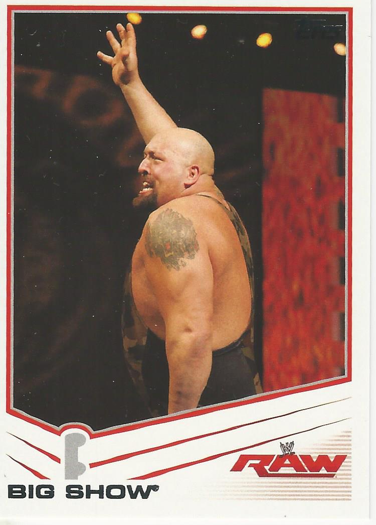 WWE Topps 2013 Trading Cards Big Show No.4
