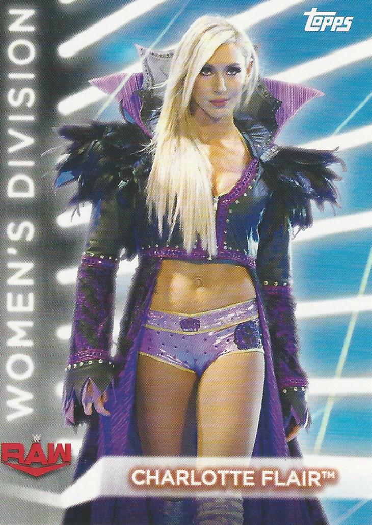 WWE Topps Women Division 2021 Trading Card Charlotte Flair RC-4