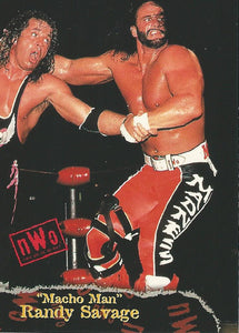 WCW/NWO Topps 1998 Trading Card Macho Man Randy Savage No.4