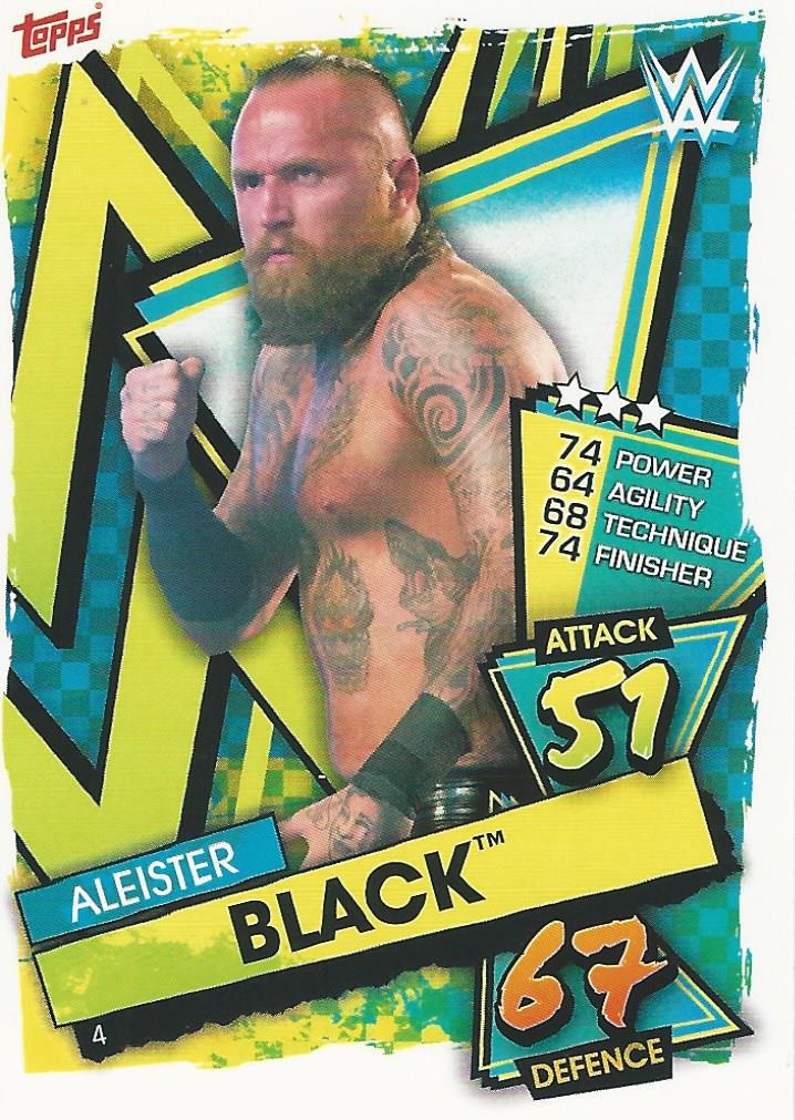 WWE Topps Slam Attax 2021 Trading Card Aleister Black No.4