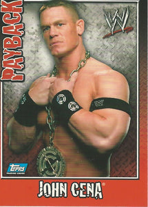 WWE Topps Payback 2006 Trading Card John Cena No.4