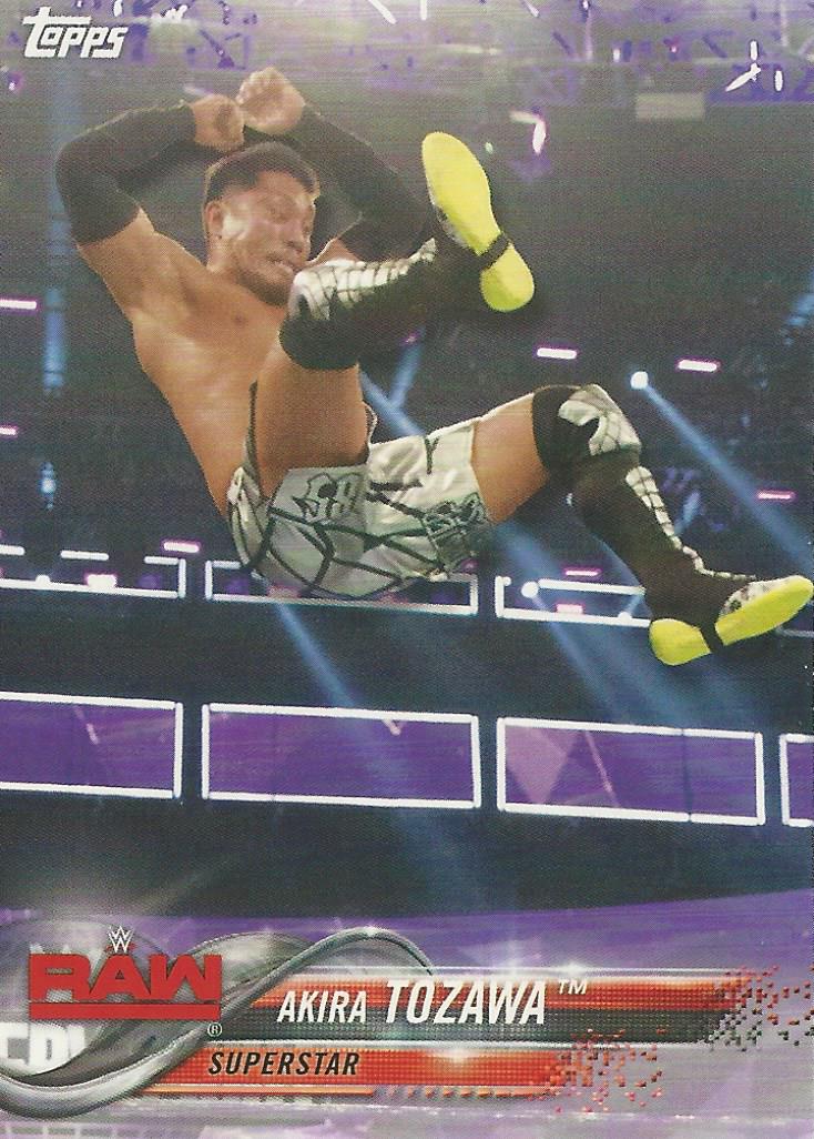 WWE Topps 2018 Trading Cards Akira Tozawa No.4