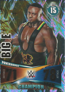 WWE Topps Slam Attax Rivals 2014 Trading Card Big E Champion No.4