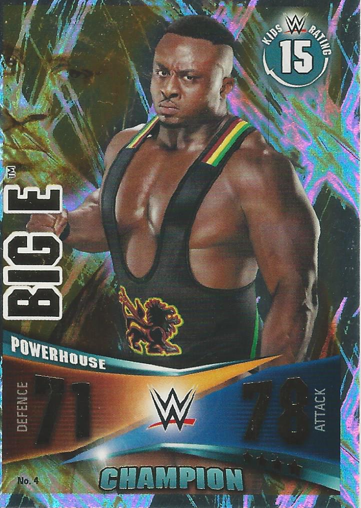 WWE Topps Slam Attax Rivals 2014 Trading Card Big E Champion No.4