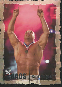 WWE Fleer Chaos Trading Card 2004 Kurt Angle No.4