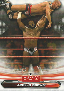 WWE Topps Raw 2019 Trading Card Apollo Crews No.4