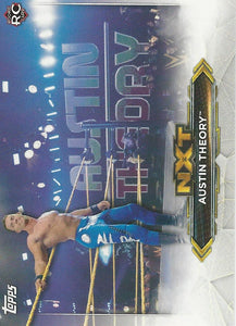 WWE Topps NXT 2020 Trading Cards Austin Theory No.4