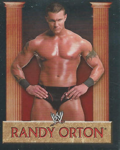 WWE Merlin Heros 2008 Stickers Randy Orton Foil No.4