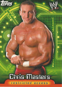 WWE Topps Insider 2006 Trading Card Chris Masters No.4