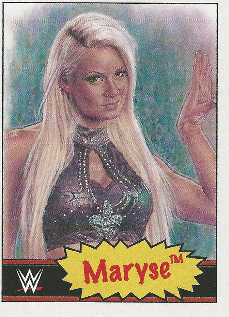 WWE Topps Living Set Trading Cards 2021 Maryse No.4