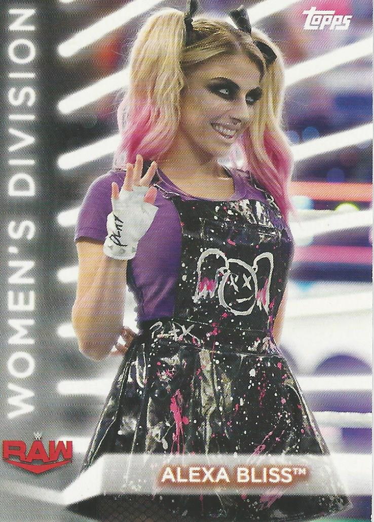 WWE Topps Womens Division 2021 Trading Cards Alexa Bliss R-1