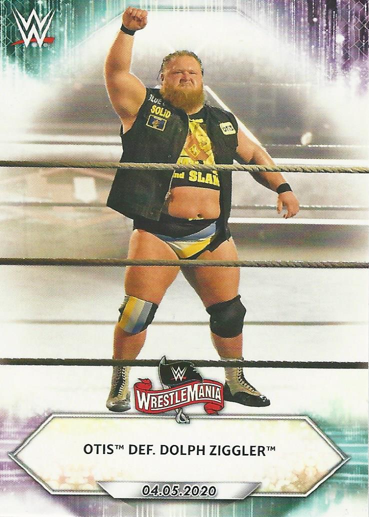 WWE Topps 2021 Trading Cards Otis No.50