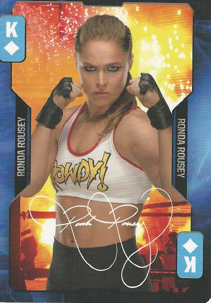 WWE Evolution Playing Cards 2019 Ronda Rousey