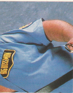 WWF Merlin Sticker Collection 1990 Big Boss Man No.50