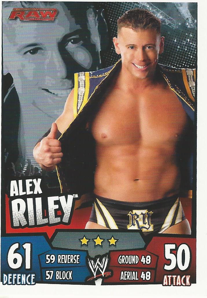 WWE Topps Slam Attax Rumble 2011 Trading Card Alex Riley No.50