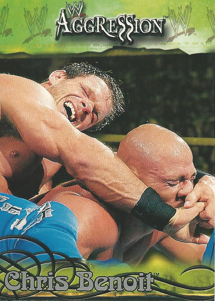 WWE Fleer Aggression Trading Card Chris Benoit No.50