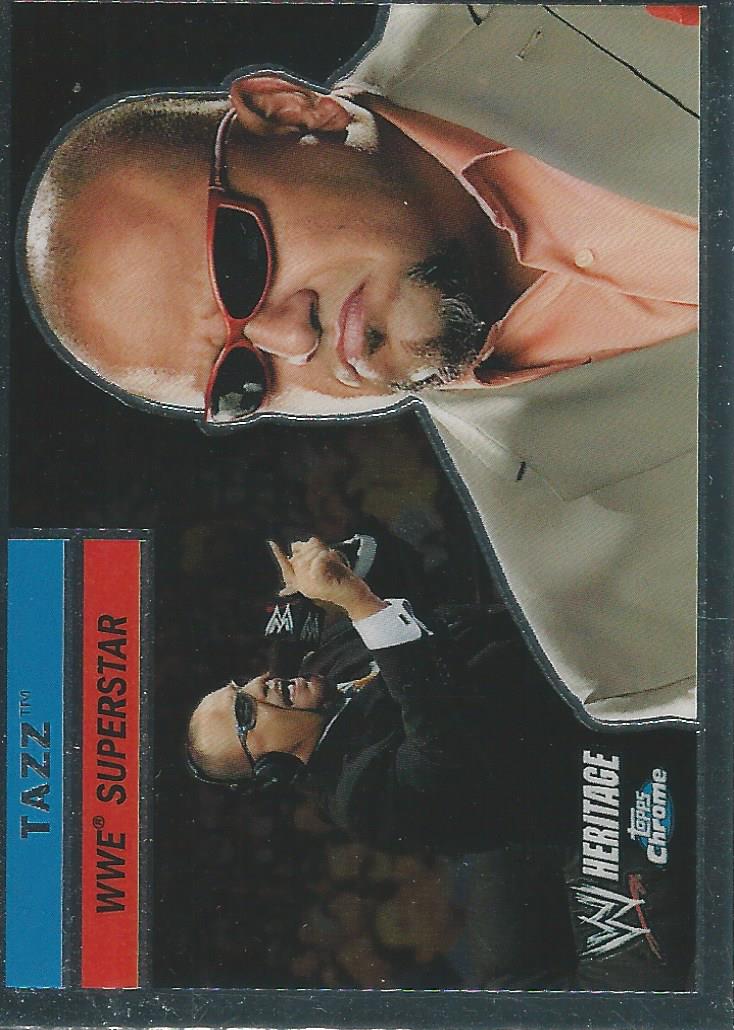 WWE Topps Chrome Heritage Trading Card 2006 Tazz No.50