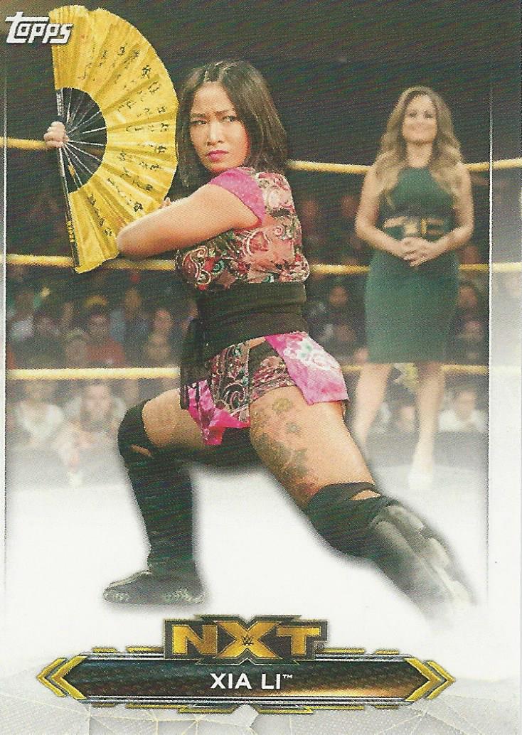 WWE Topps NXT 2020 Trading Cards Xia Li No.50