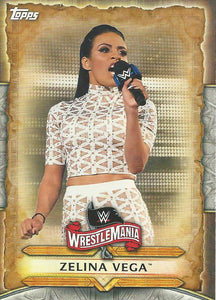 WWE Topps Road to Wrestlemania 2020 Trading Cards Zelina Vega WM-50