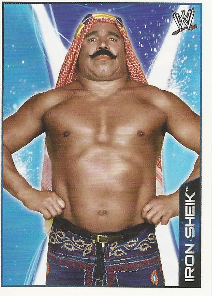 WWE Topps A-Z Sticker Collection 2014 Iron Sheik No.50