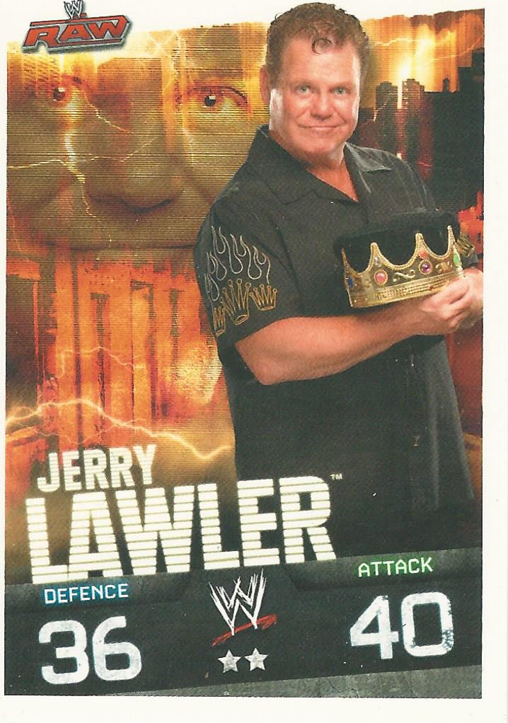 WWE Topps Slam Attax Evolution 2010 Trading Cards Jerry Lawler No.50