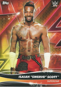 Topps WWE Superstars 2021 Trading Cards Isaiah "Swerve" Scott No.50