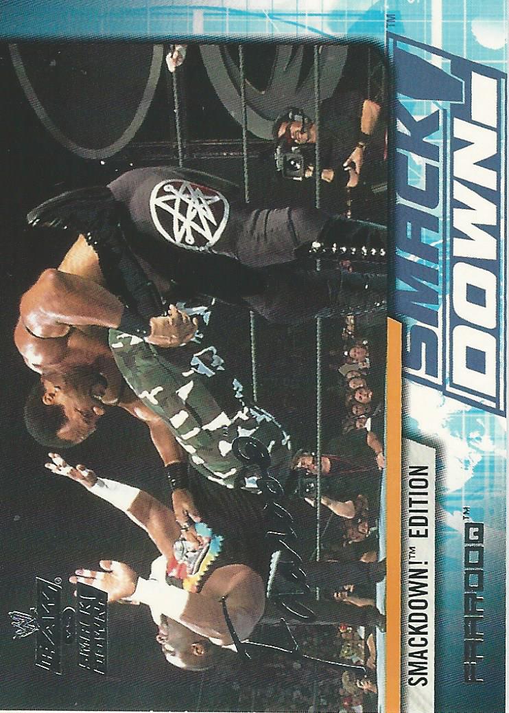 WWE Fleer Raw vs Smackdown Trading Card 2002 Faarooq No.50