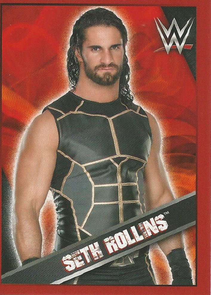 WWE Topps Then Now Forever 2016 Stickers Seth Rollins No.51